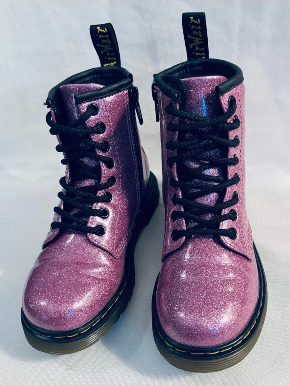 Dr. MARTENS 1460 Pink Glitter Boots